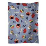 Caroline'S Treasures Bb4118Ktwl Dog House Sheltie Shetland Sheepdog Kitchen Towel, 25 X 15, Multicolor