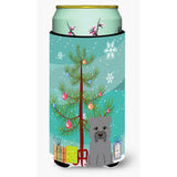 Caroline'S Treasures Merry Christmas Tree Glen Of Imal Grey Tall Boy Beverage Insulator Hugger Bb4184Tbc, Multicolor