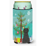 Caroline'S Treasures Merry Christmas Tree Briard Black Tall Boy Beverage Insulator Hugger Bb4206Tbc, Multicolor