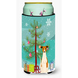 Caroline'S Treasures Merry Christmas Tree Whippet Tall Boy Beverage Insulator Hugger Bb4224Tbc, Multicolor
