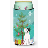 Caroline'S Treasures Merry Christmas Tree White Boxer Cooper Tall Boy Beverage Insulator Hugger Bb4239Tbc, Multicolor