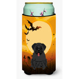 Caroline'S Treasures Halloween Pug Black Tall Boy Beverage Insulator Hugger Bb4272Tbc, Multicolor