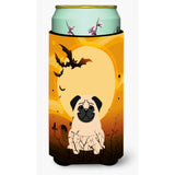 Caroline'S Treasures Halloween Pug Fawn Tall Boy Beverage Insulator Hugger Bb4274Tbc, Multicolor