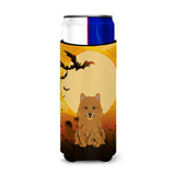 Caroline'S Treasures Bb4286Muk Halloween Norwich Terrier Michelob Ultra Hugger For Slim Cans, Multicolor