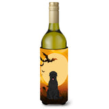 Caroline'S Treasures Bb4292Literk Halloween Black Russian Terrier Wine Bottle Beverage Insulator Hugger, 750Ml, Multicolor
