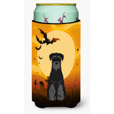 Caroline'S Treasures Halloween Standard Schnauzer Black Tall Boy Beverage Insulator Hugger Bb4298Tbc, Multicolor