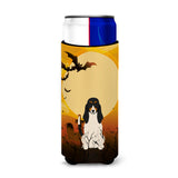 Caroline'S Treasures Bb4310Muk Halloween Swiss Hound Michelob Ultra Hugger For Slim Cans, Multicolor