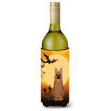 Caroline'S Treasures Bb4333Literk Halloween German Shepherd Wine Bottle Beverage Insulator Hugger, 750Ml, Multicolor