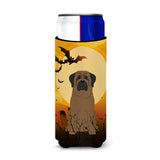 Caroline'S Treasures Bb4350Muk Halloween Bullmastiff Michelob Ultra Hugger For Slim Cans, Multicolor