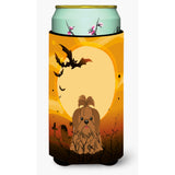Caroline'S Treasures Halloween Shih Tzu Silver Chocolate Tall Boy Beverage Insulator Hugger Bb4352Tbc, Multicolor