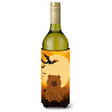 Caroline'S Treasures Bb4408Literk Halloween Chow Chow Red Wine Bottle Beverage Insulator Hugger, 750Ml, Multicolor
