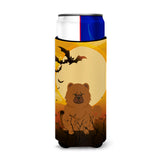Caroline'S Treasures Bb4408Muk Halloween Chow Chow Red Michelob Ultra Hugger For Slim Cans, Multicolor