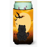 Caroline'S Treasures Halloween Chow Black Tall Boy Beverage Insulator Hugger Bb4409Tbc, Multicolor