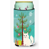Caroline'S Treasures Turkish Angora Cat Merry Christmas Tree Tall Boy Beverage Insulator Hugger, Multicolor
