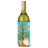 Caroline'S Treasures Exotic Shorthair Cat Merry Christmas Tree Wine Bottle Beverage Insulator Hugger, 750 Ml, Multicolor