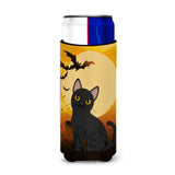 Caroline'S Treasures Halloween Bombay Cat Michelob Ultra Hugger For Slim Cans, Slim Can, Multicolor