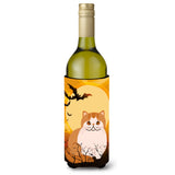 Caroline'S Treasures Halloween Exotic Shorthair Cat Wine Bottle Beverage Insulator Hugger, 750 Ml, Multicolor