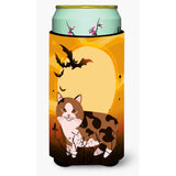 Caroline'S Treasures Halloween Manx Cat Tall Boy Beverage Insulator Hugger, Multicolor