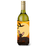 Caroline'S Treasures Halloween Peter Bald Cat Wine Bottle Beverage Insulator Hugger, 750 Ml, Multicolor