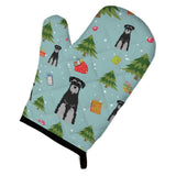 Caroline'S Treasures Bb4694Ovmt Christmas Standard Schnauzer Black Grey Oven Mitt, 12 By 8.5, Multicolor