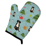 Caroline'S Treasures Bb4697Ovmt Christmas Greater Swiss Mountain Dog Oven Mitt, 12 By 8.5, Multicolor