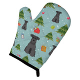 Caroline'S Treasures Bb4711Ovmt Christmas Miniature Schanuzer Black Oven Mitt, 12 By 8.5, Multicolor