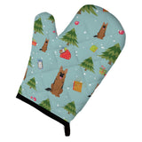 Caroline'S Treasures Bb4727Ovmt Christmas German Shepherd Oven Mitt, 12 By 8.5, Multicolor