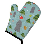Caroline'S Treasures Bb4728Ovmt Christmas Poodle Silver Oven Mitt, 12 By 8.5, Multicolor