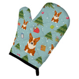 Caroline'S Treasures Bb4760Ovmt Christmas Corgi Oven Mitt, 12 By 8.5, Multicolor