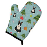 Caroline'S Treasures Bb4793Ovmt Christmas Bull Terrier Black White Oven Mitt, 12 By 8.5, Multicolor