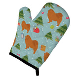 Caroline'S Treasures Bb4875Ovmt Christmas Chow Oven Mitt, 12 By 8.5, Multicolor
