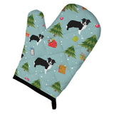 Caroline'S Treasures Bb4913Ovmt Christmas Border Collie Oven Mitt, 12 By 8.5, Multicolor