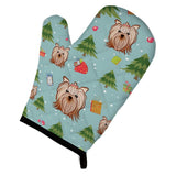 Caroline'S Treasures Bb4993Ovmt Christmas Yorkie Yorkshire Terrier Oven Mitt, 12 By 8.5, Multicolor