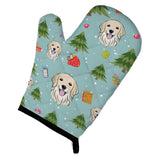 Caroline'S Treasures Bb4994Ovmt Christmas Golden Retriever Oven Mitt, 12 By 8.5, Multicolor