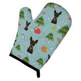 Caroline'S Treasures Bb5029Ovmt Christmas Min Pin Oven Mitt, 12 By 8.5, Multicolor