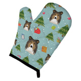 Caroline'S Treasures Bb5031Ovmt Christmas Sheltie Oven Mitt, 12 By 8.5, Multicolor