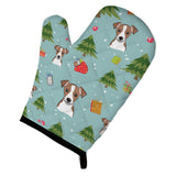 Caroline'S Treasures Bb5049Ovmt Christmas Jack Russell Terrier Oven Mitt, 12 By 8.5, Multicolor