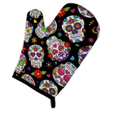 Caroline'S Treasures Day Of The Dead Black Oven Mitt, Multicolor, 12 X 8.5