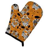 Caroline'S Treasures Bb5118Ovmt Day Of The Dead Orange Oven Mitt, Multicolor, 12 X 8.5