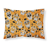 Caroline'S Treasures Day Of The Dead Orange Pillowcase, Standard, Multicolor