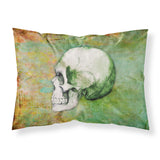 Caroline'S Treasures Day Of The Dead Green Skull Pillowcase, Standard, Multicolor