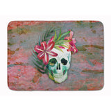 Caroline'S Treasures Day Of The Dead Skull Flowers Floor Mat, 19 X 27, Multicolor
