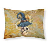 Caroline'S Treasures Day Of The Dead Witch Skull Pillowcase, Standard, Multicolor