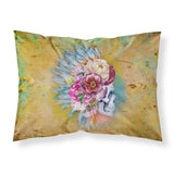 Caroline'S Treasures Day Of The Dead Flowers Skull Pillowcase, Standard, Multicolor