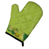 Caroline'S Treasures Fruits And Vegetables In Green Oven Mitt, Multicolor, 12 X 8.5