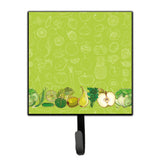 Caroline'S Treasures Fruits And Vegetables In Green Wall Hook, Small, Multicolor