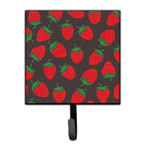 Caroline'S Treasures Strawberries On Gray Wall Hook, Small, Multicolor