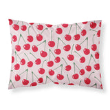 Caroline'S Treasures Cherries On Pink Pillowcase, Standard, Multicolor