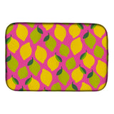 Caroline'S Treasures Lemons And Limes On Pink Dish Drying Mat, 14 X 21