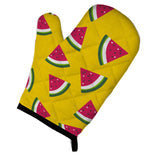 Caroline'S Treasures Watermelon On Yellow Oven Mitt, Multicolor, 12 X 8.5